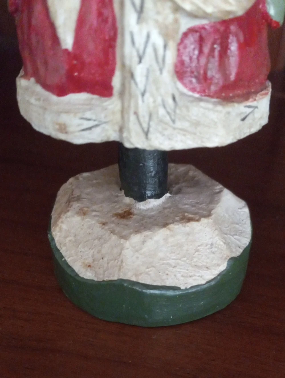 Vintage House of Hatten 1989 Santa Claus Figurine Star Denise Calla Folk Art